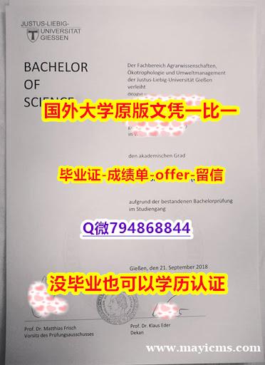 伪造本科学位证书《德国吉森大学毕业文凭,学位证书怎么样办】办理研究生学位证书 伪造本科学位证书《德国吉森大学毕业文凭,学位证书怎么样办】办理研究生学位证书