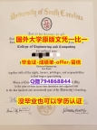 精仿/高仿《美国南卡罗来纳大学毕业文凭,学位证书修改】造假成绩单
