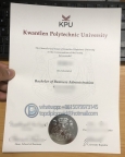 KPU degree- 昆特兰理工大学文凭证书