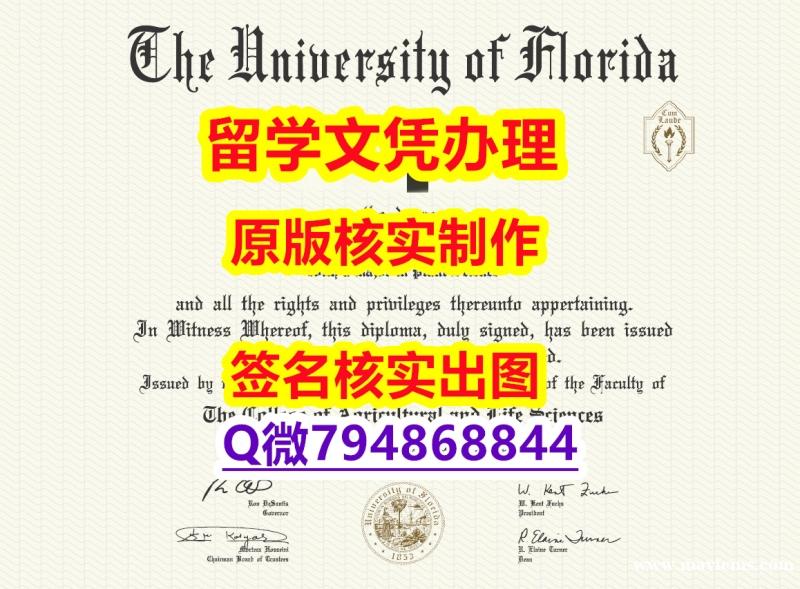 伪造本科《UF文凭证书-留信认证有什么用】办理本科假学历 伪造本科《UF文凭证书-留信认证有什么用】办理本科假学历