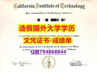 办理硕士毕业证《CalTech成绩单 烫金工艺】购买本科学位证书