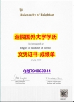 证书购买案例《Brighton成绩单钢印完美】办理硕士假学历