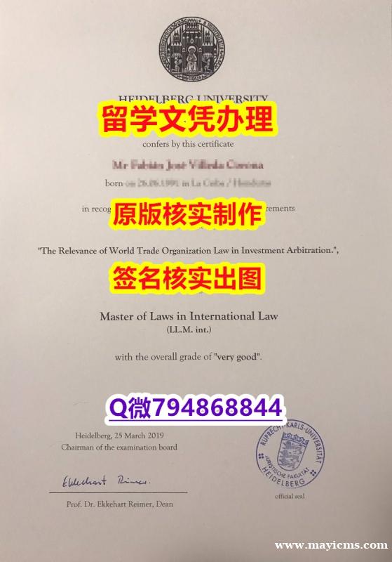 伪造国外学历《海德堡文凭证书免费咨询】办理研究生文凭证书 伪造国外学历《海德堡文凭证书免费咨询】办理研究生文凭证书