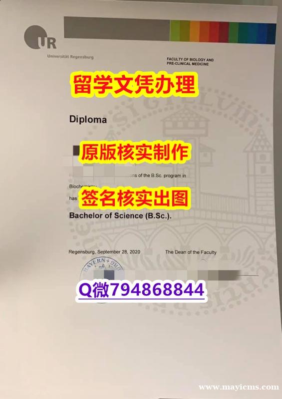 伪造国外学历《雷根斯堡大学文凭证书顺丰空运 】伪造学位证书 伪造国外学历《雷根斯堡大学文凭证书顺丰空运 】伪造学位证书