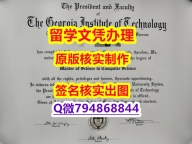 学位证书《Georgia Tech文凭证书质量保证】办理研究生学位证书