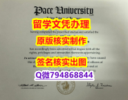 心理学专业《佩斯大学文凭证书-留信认证有什么用】伪造本科毕业证