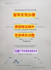 【留学学历认证】《TU Dortmund文凭证书案例】伪造学士学位证书