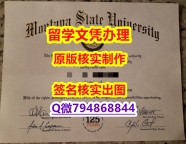 (颁发证书)《MSU文凭证书推荐】补办硕士假学历