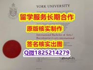 ✔海牙学历认证 York U学位证书留学生】【留学毕业证】