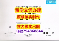 造假研究生文凭证书《惠灵顿理工学院（WelTec）大学文凭证书钢印完美】购买本科毕业证成绩单