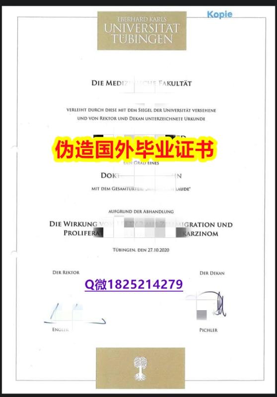 硕士学生认证《Tüebingen U毕业证烫金工艺】造假学士毕业证成绩单 硕士学生认证《Tüebingen U毕业证烫金工艺】造假学士毕业证成绩单