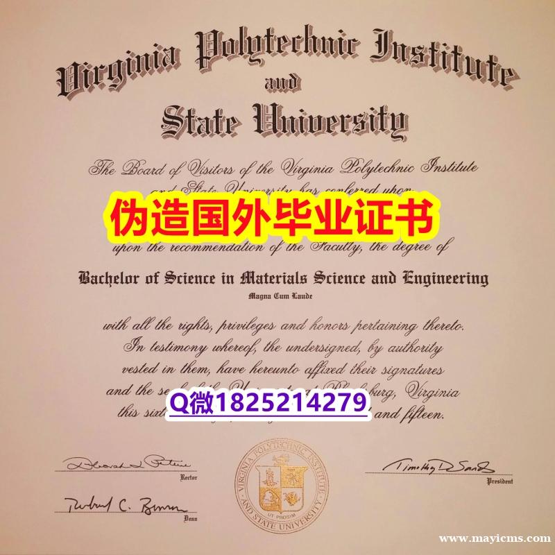 学籍信息入库《Virginia Tech毕业证学历】补办硕士毕业证成绩单 学籍信息入库《Virginia Tech毕业证学历】补办硕士毕业证成绩单