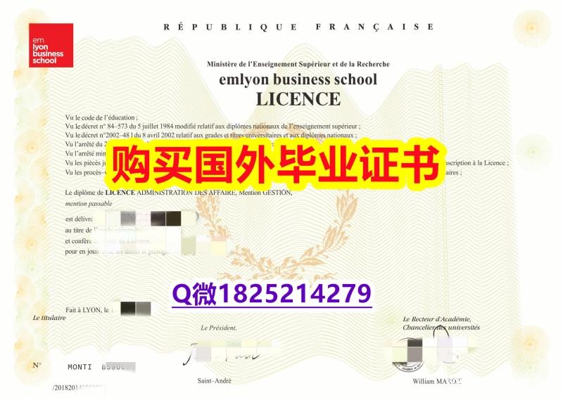 〈本科学位咨询〉【法国里昂商学院毕业证成品扫描】补办文凭证书 〈本科学位咨询〉【法国里昂商学院毕业证成品扫描】补办文凭证书