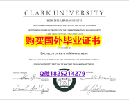 1:1学校原版学校仿【美国克拉克大学毕业证细节实拍图】补办学士假学历