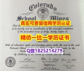 本科学生伪造【美国科罗拉多矿业学院毕业证复刻】造假学士文凭证书