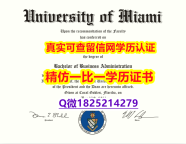 伪造研究生学位证书【美国迈阿密大学毕业证推荐】补办毕业证成绩单