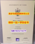 心理学专业【英国约克大学毕业证硕士学历】伪造学士学位证书