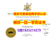 伪造【加拿大北英属哥伦比亚大学毕业证全套购买】造假硕士学位证书