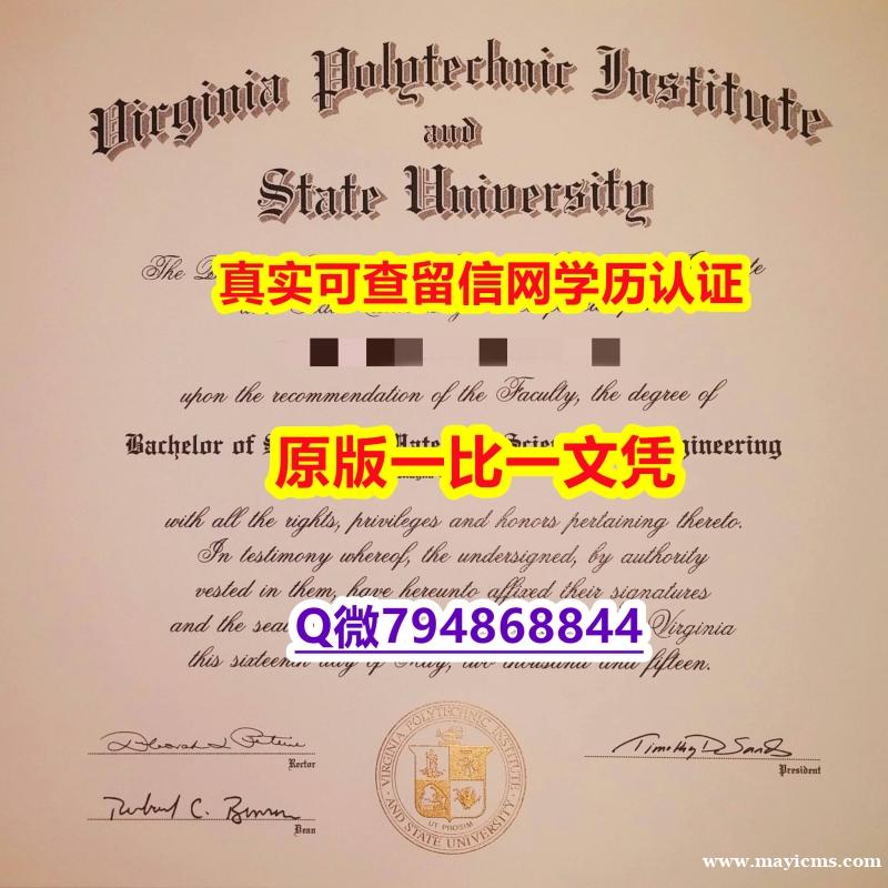 学校最新版《Virginia Tech毕业证材料缺失】办美国学位证 学校最新版《Virginia Tech毕业证材料缺失】办美国学位证
