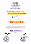 代办《哈勒-维滕贝格MLU大学毕业证本科证书】办理本科毕业证