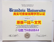 商业管理专业《Brandeis毕业证免费咨询】伪造学士文凭证书