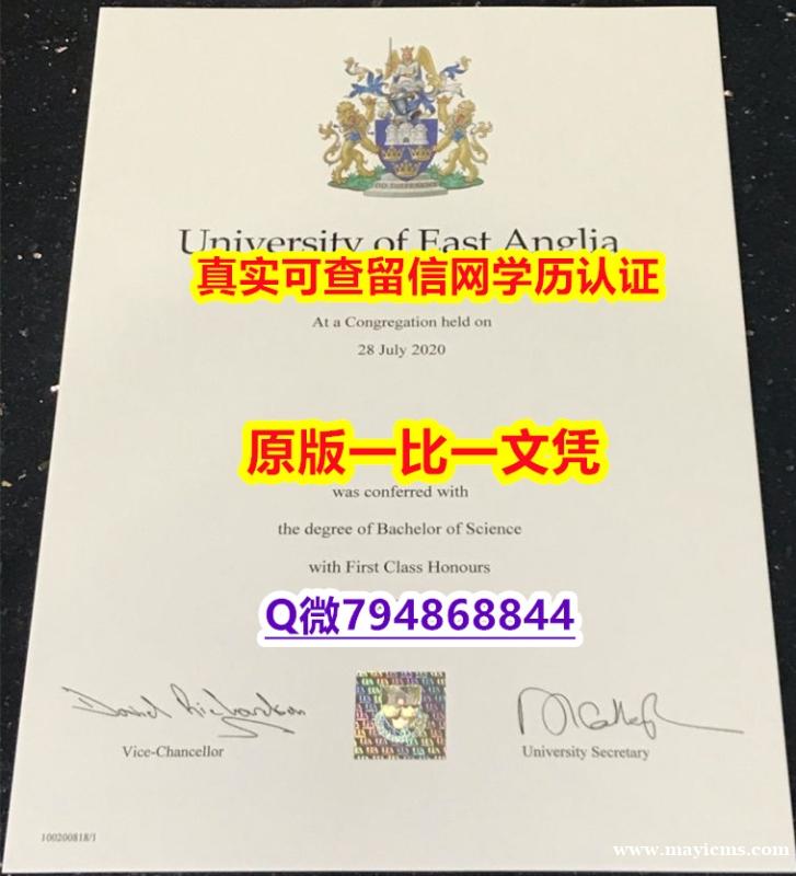 海牙认证《UEA毕业证本科证书】造假成绩单 海牙认证《UEA毕业证本科证书】造假成绩单