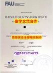 补办研究生毕业证【德国埃尔朗根-纽伦堡大学学历认证留信网本科毕业证书影本办理】补办成绩单
