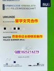 办理【德国波鸿大学学历认证留信网本科毕业证购买流程】伪造研究生毕业证成绩单