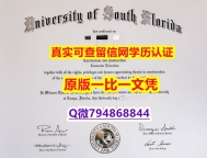 造假本科假学历《USF毕业证留学生】不能正常毕业 不想放弃学历