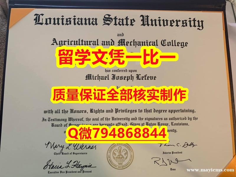 《上岗就业要看学历》LSU入学offer录取通知书研究生证书】留学学分不够不能毕业怎么办 《上岗就业要看学历》LSU入学offer录取通知书研究生证书】留学学分不够不能毕业怎么办