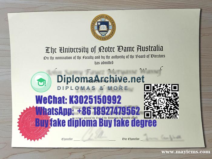 University of Notre Dame Australia diploma澳大利亚圣母大学 University of Notre Dame Australia diploma澳大利亚圣母大学