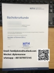 Buy a diploma, Hamburger Fern-Hochschule Urkunde