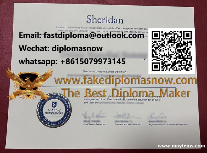 Sheridan College degree Sheridan College degree