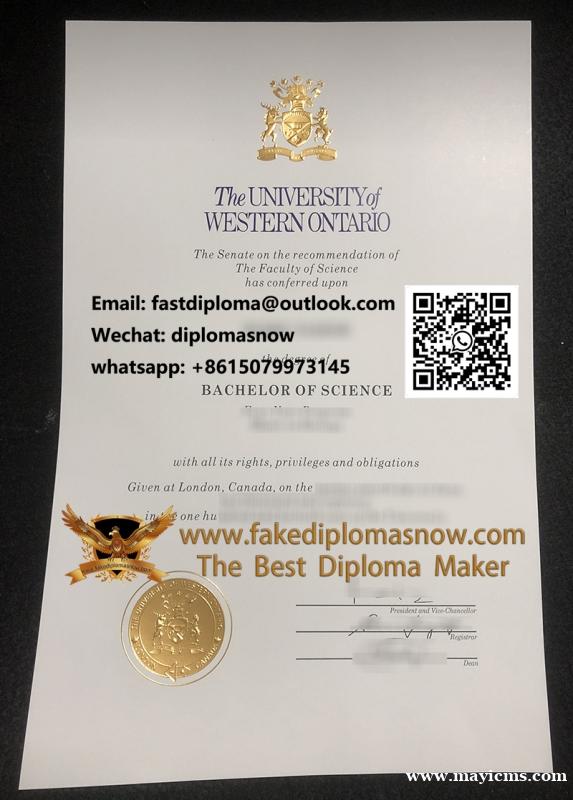 Western University diploma Western University diploma